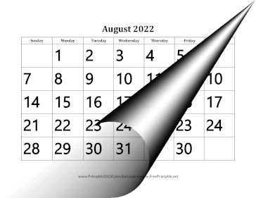 2022-2023 Large Academic Calendar Calendar
