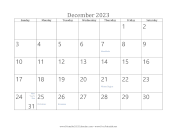 December 2023 Calendar calendar